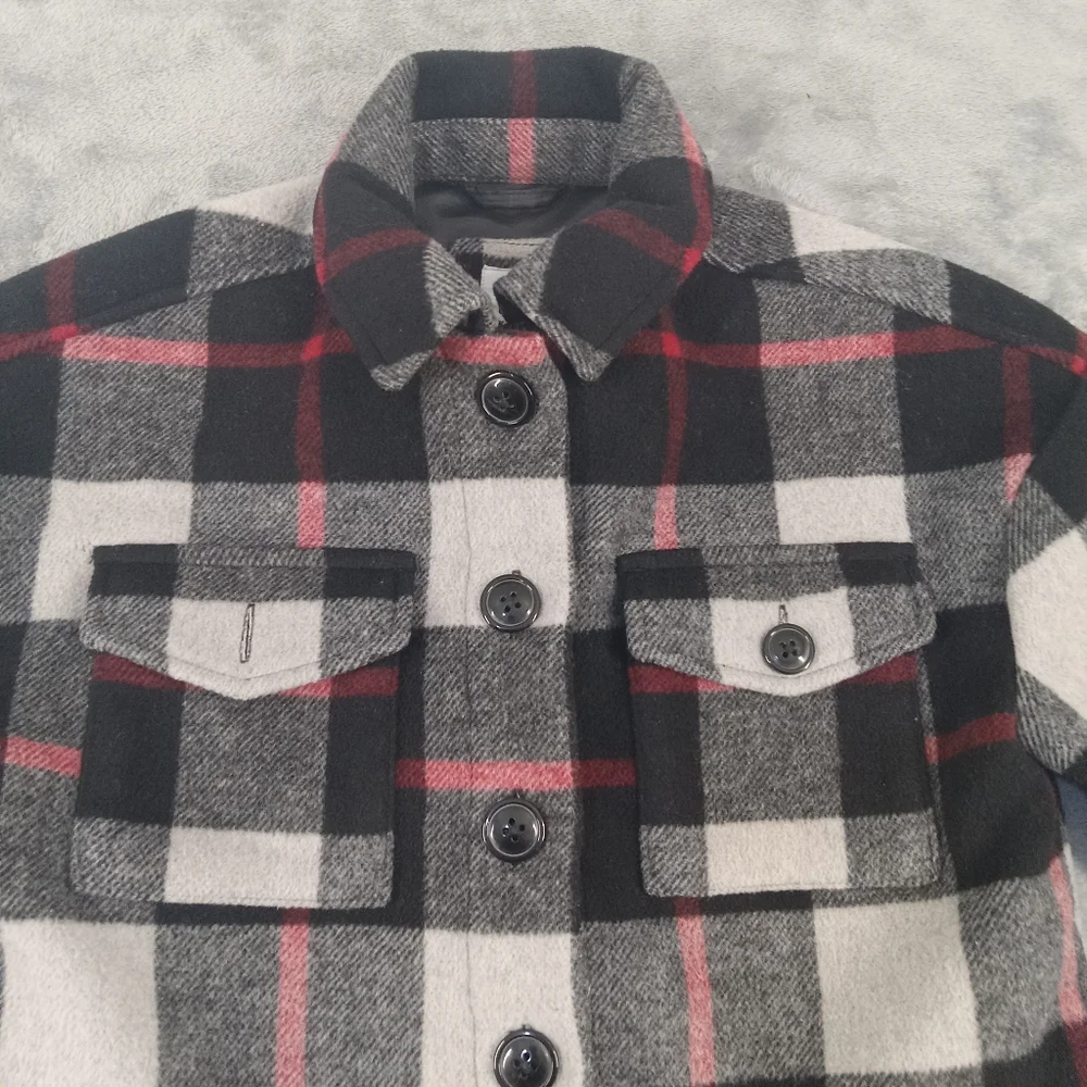 GAP Kids Black and White Plaid  Flannel Shirt Size XS. Kids 4-5 Years - Picture 3 of 14